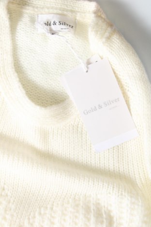 Γυναικείο πουλόβερ Gold & Silver, Μέγεθος M, Χρώμα Λευκό, Τιμή 20,18 €
