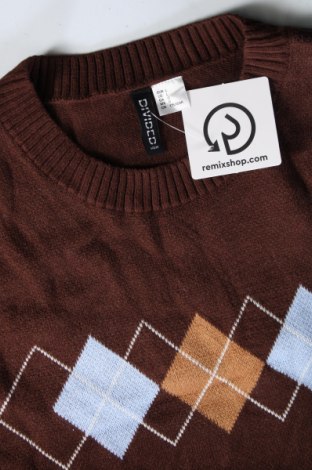 Дамски пуловер H&M Divided, Размер L, Цвят Кафяв, Цена 6,38 лв.