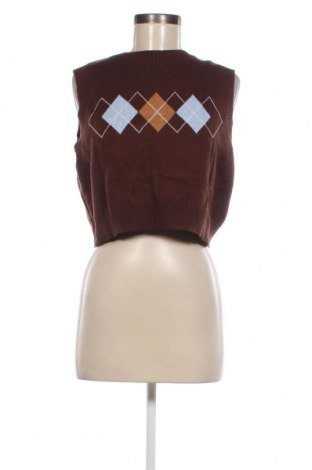 Дамски пуловер H&M Divided, Размер L, Цвят Кафяв, Цена 6,67 лв.