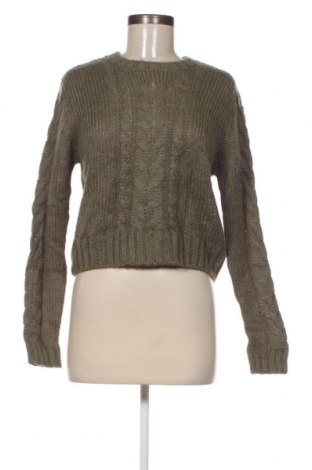 Дамски пуловер H&M Divided, Размер S, Цвят Зелен, Цена 7,25 лв.
