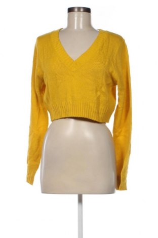 Дамски пуловер H&M Divided, Размер L, Цвят Жълт, Цена 5,80 лв.