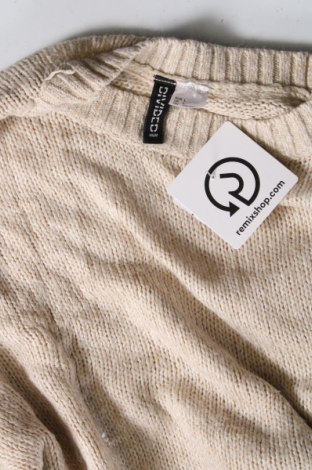 Дамски пуловер H&M Divided, Размер L, Цвят Бежов, Цена 8,99 лв.