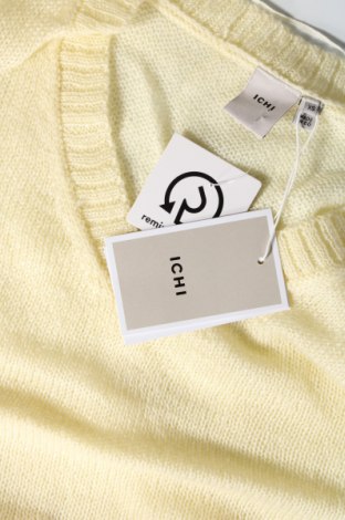 Γυναικείο πουλόβερ Ichi, Μέγεθος XS, Χρώμα Κίτρινο, Τιμή 8,52 €