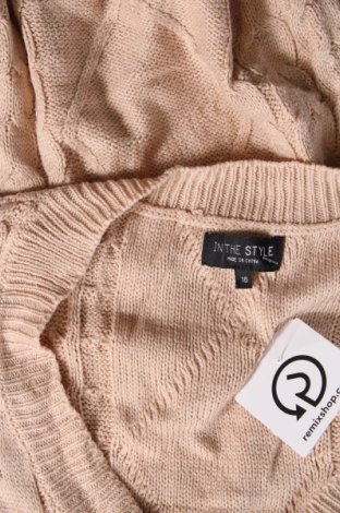 Дамски пуловер In the style, Размер XL, Цвят Бежов, Цена 8,12 лв.