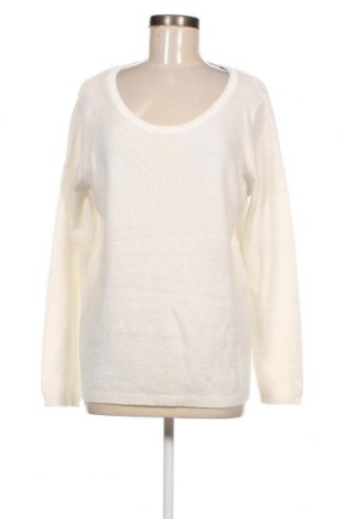 Γυναικείο πουλόβερ Jacqueline Riu, Μέγεθος L, Χρώμα Λευκό, Τιμή 9,72 €