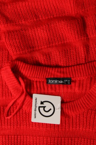 Γυναικείο πουλόβερ Janina, Μέγεθος XS, Χρώμα Κόκκινο, Τιμή 5,38 €