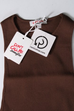 Дамски пуловер Jennyfer, Размер XS, Цвят Кафяв, Цена 14,26 лв.