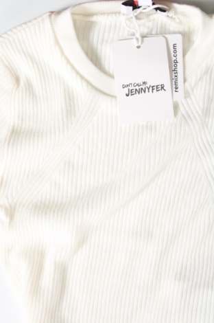 Γυναικείο πουλόβερ Jennyfer, Μέγεθος XS, Χρώμα Λευκό, Τιμή 9,96 €