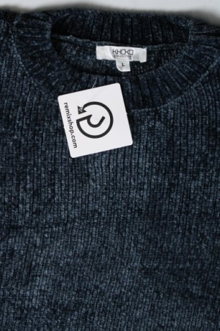 Γυναικείο πουλόβερ Khoko, Μέγεθος L, Χρώμα Μπλέ, Τιμή 4,49 €