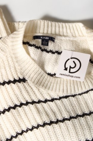 Дамски пуловер Kiabi, Размер L, Цвят Бял, Цена 8,41 лв.