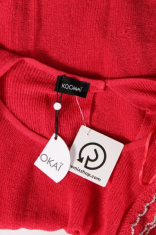 Дамски пуловер Kookai, Размер S, Цвят Червен, Цена 132,00 лв.
