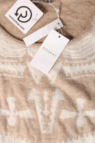 Дамски пуловер Kookai, Размер S, Цвят Бежов, Цена 19,80 лв.