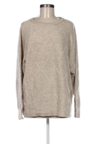 Дамски пуловер Laura Torelli, Размер L, Цвят Бежов, Цена 8,99 лв.