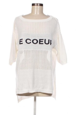 Γυναικείο πουλόβερ Le Coeur TWINSET, Μέγεθος XL, Χρώμα Λευκό, Τιμή 31,07 €