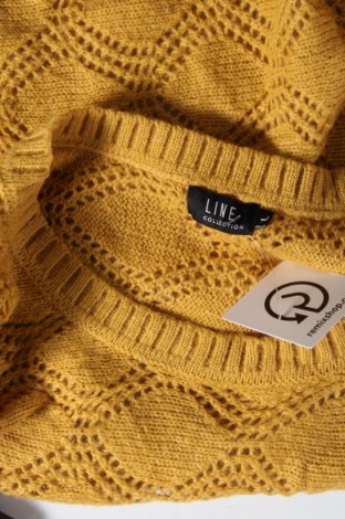 Γυναικείο πουλόβερ Line, Μέγεθος L, Χρώμα Κίτρινο, Τιμή 4,66 €