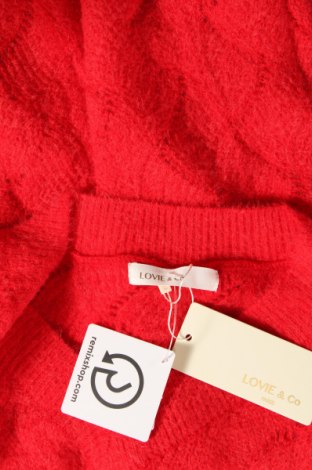 Pulover de femei Lovie & Co, Mărime M, Culoare Roșu, Preț 85,85 Lei