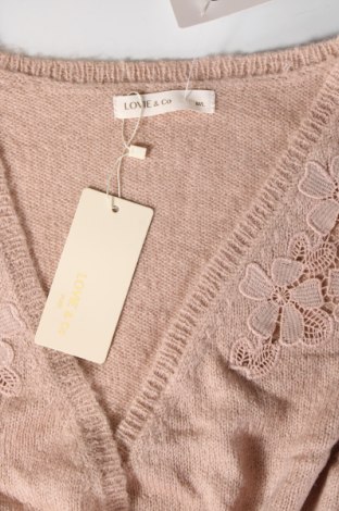 Дамски пуловер Lovie & Co, Размер M, Цвят Бежов, Цена 17,40 лв.