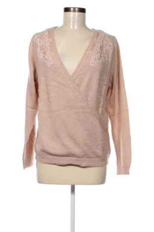 Дамски пуловер Lovie & Co, Размер M, Цвят Бежов, Цена 26,10 лв.