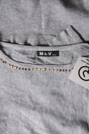 Γυναικείο πουλόβερ M&V, Μέγεθος S, Χρώμα Γκρί, Τιμή 4,49 €