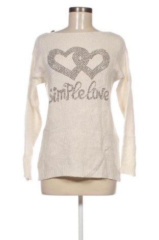 Γυναικείο πουλόβερ Me & Me, Μέγεθος S, Χρώμα Λευκό, Τιμή 5,38 €