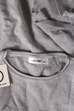 Дамски пуловер Melody, Размер L, Цвят Сив, Цена 13,05 лв.
