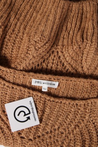 Γυναικείο πουλόβερ Millenium, Μέγεθος M, Χρώμα Καφέ, Τιμή 8,07 €