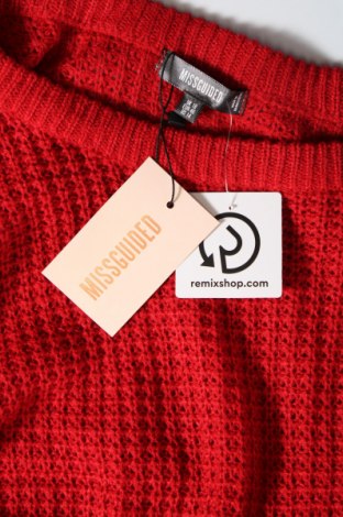 Дамски пуловер Missguided, Размер XL, Цвят Червен, Цена 11,04 лв.
