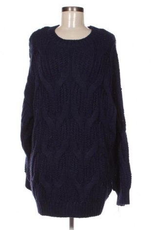 Дамски пуловер Naf Naf, Размер XL, Цвят Син, Цена 20,01 лв.