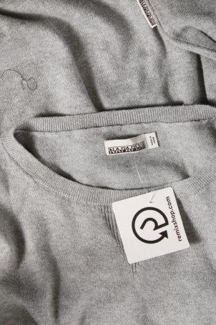Дамски пуловер Napapijri, Размер M, Цвят Сив, Цена 68,00 лв.