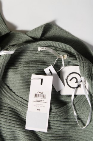 Γυναικείο πουλόβερ ONLY, Μέγεθος XXS, Χρώμα Πράσινο, Τιμή 8,63 €