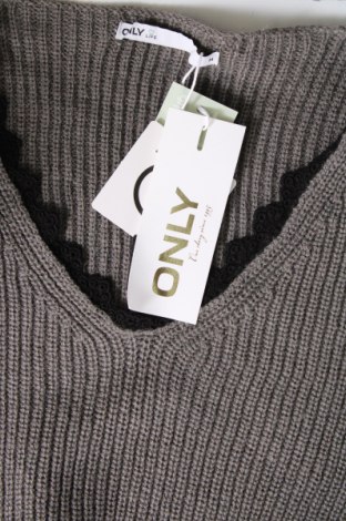 Γυναικείο πουλόβερ ONLY, Μέγεθος M, Χρώμα Γκρί, Τιμή 8,63 €