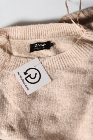 Γυναικείο πουλόβερ ONLY, Μέγεθος M, Χρώμα  Μπέζ, Τιμή 3,83 €