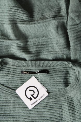 Дамски пуловер ONLY, Размер S, Цвят Зелен, Цена 9,00 лв.