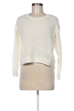 Дамски пуловер One Love, Размер L, Цвят Бял, Цена 6,96 лв.