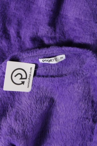 Γυναικείο πουλόβερ Page One, Μέγεθος XS, Χρώμα Βιολετί, Τιμή 4,49 €