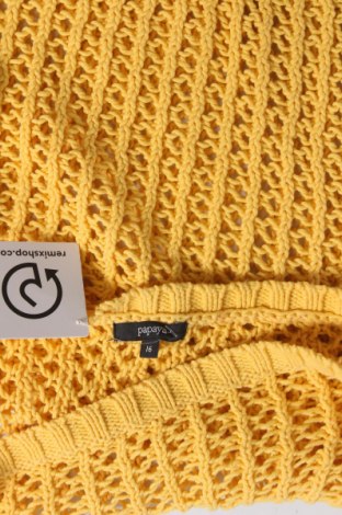 Дамски пуловер Papaya, Размер XL, Цвят Жълт, Цена 5,51 лв.