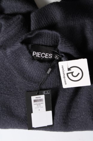 Дамски пуловер Pieces, Размер S, Цвят Син, Цена 16,20 лв.