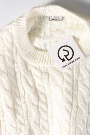 Γυναικείο πουλόβερ Pimkie, Μέγεθος L, Χρώμα Λευκό, Τιμή 4,49 €
