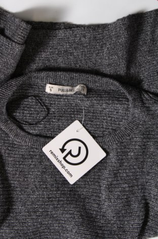 Дамски пуловер Pull&Bear, Размер S, Цвят Сив, Цена 29,00 лв.
