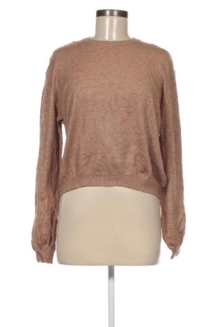 Дамски пуловер Pull&Bear, Размер L, Цвят Бежов, Цена 7,25 лв.