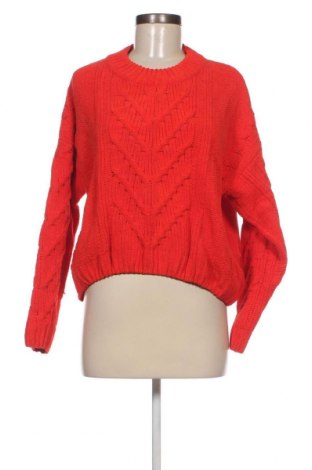 Дамски пуловер Pull&Bear, Размер M, Цвят Червен, Цена 8,70 лв.