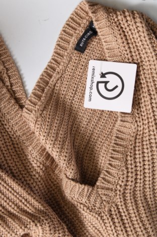 Дамски пуловер Rut & Circle, Размер M, Цвят Бежов, Цена 8,12 лв.