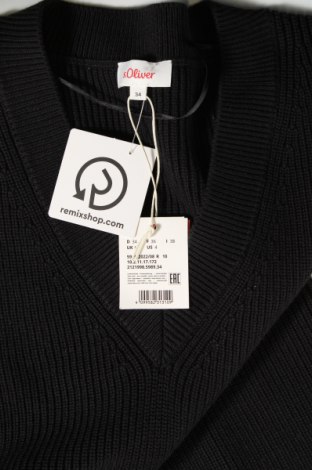 Дамски пуловер S.Oliver, Размер XS, Цвят Черен, Цена 26,10 лв.