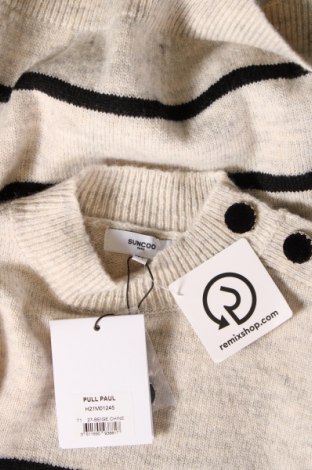 Дамски пуловер SUNCOO, Размер S, Цвят Бежов, Цена 33,00 лв.