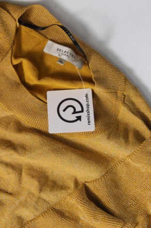 Γυναικείο πουλόβερ Selected Femme, Μέγεθος XL, Χρώμα Κίτρινο, Τιμή 8,25 €