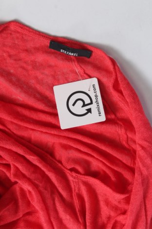 Дамски пуловер Stefanel, Размер XL, Цвят Червен, Цена 35,36 лв.