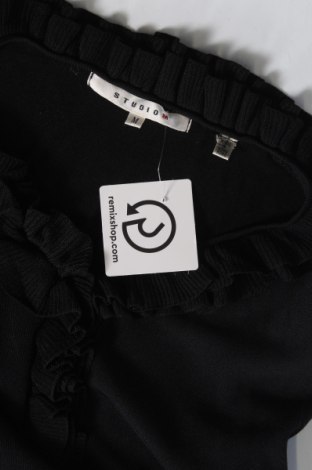 Γυναικείο πουλόβερ Studio M, Μέγεθος M, Χρώμα Μαύρο, Τιμή 4,75 €