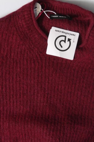 Дамски пуловер Tally Weijl, Размер XS, Цвят Червен, Цена 13,34 лв.