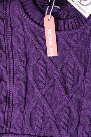 Дамски пуловер Tally Weijl, Размер S, Цвят Лилав, Цена 16,56 лв.