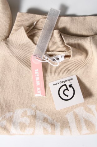 Дамски пуловер Tally Weijl, Размер L, Цвят Бежов, Цена 12,88 лв.
